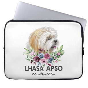 Lhasa Apso Shirt gibt Dog Mama Laptopschutzhülle