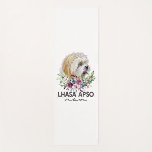 Lhasa Apso Shirt gibt Dog Mama Yogamatte