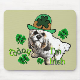 Lhasa Apso St. Patrick's Day Mousepad