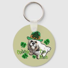 Lhasa Apso St. Patrick's Day Schlüsselanhänger
