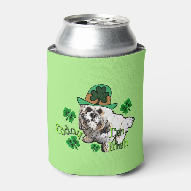 Lhasa Apso St Patricks Dosenkühler (Kanne Vorderseite)
