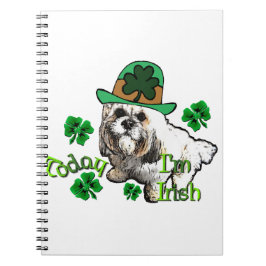 Lhasa Apso St Patricks Notizblock
