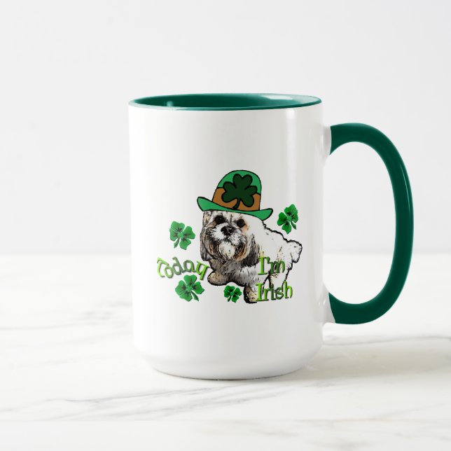 Lhasa Apso St Patricks Tasse (Rechts)