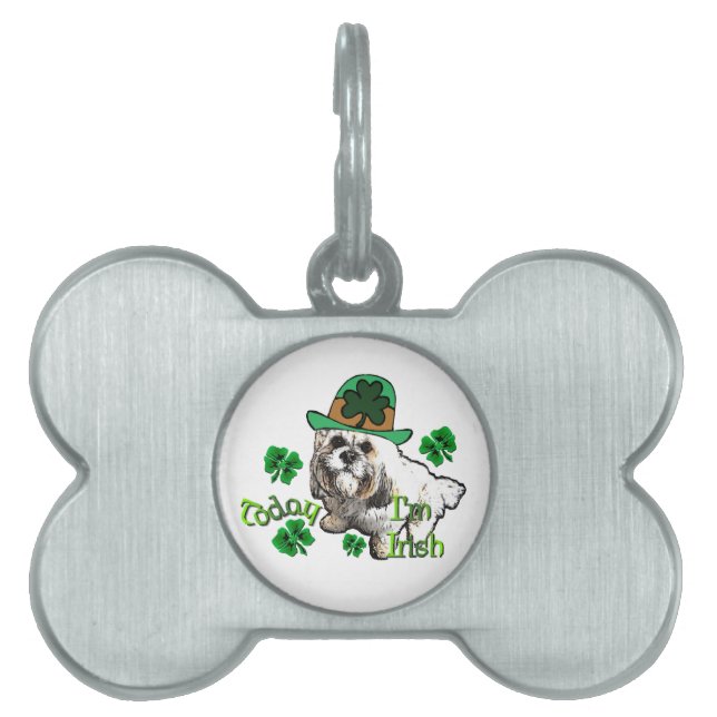 Lhasa Apso St Patricks Tiermarke (Vorderseite)