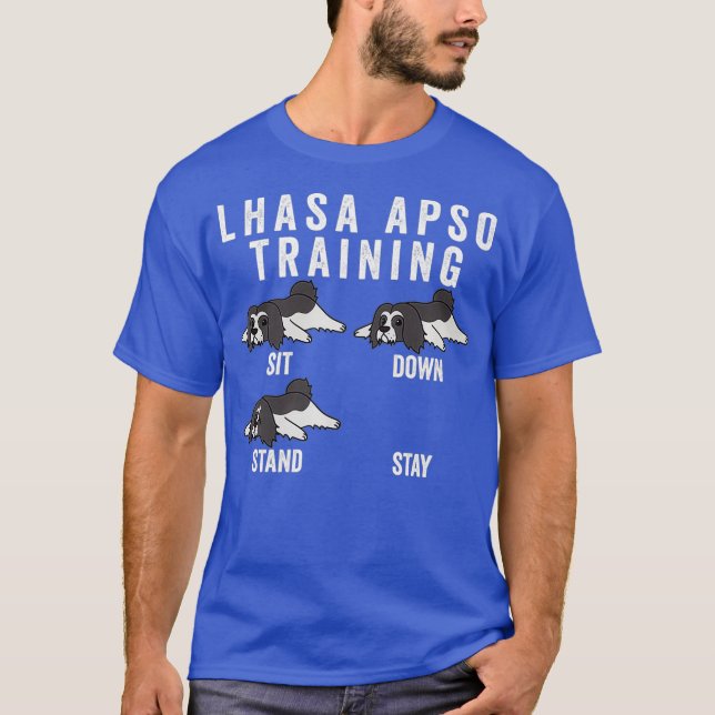 Lhasa Apso Training Dog Premium T-Shirt (Vorderseite)