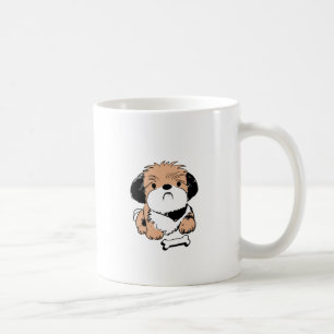 Lhasa Apso und Hund Leckerei Kaffeetasse