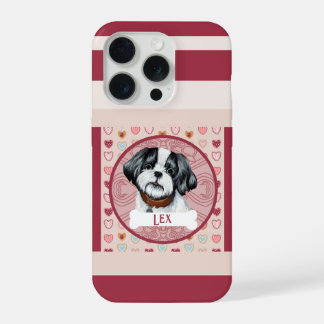 Lhasa Apso Valentine Heart iPhone 11 Pro Case iPhone 15 Pro Hülle
