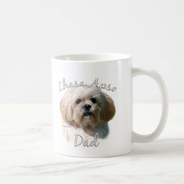 Lhasa Apso Vater 2 Tasse (Rechts)