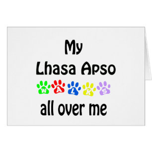 Lhasa Apso Walks Design