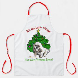 Lhasa Apso Weihnachtsgeschenke Schürze