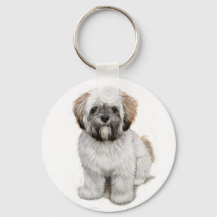 Lhasa apso Welppy Keyring Schlüsselanhänger