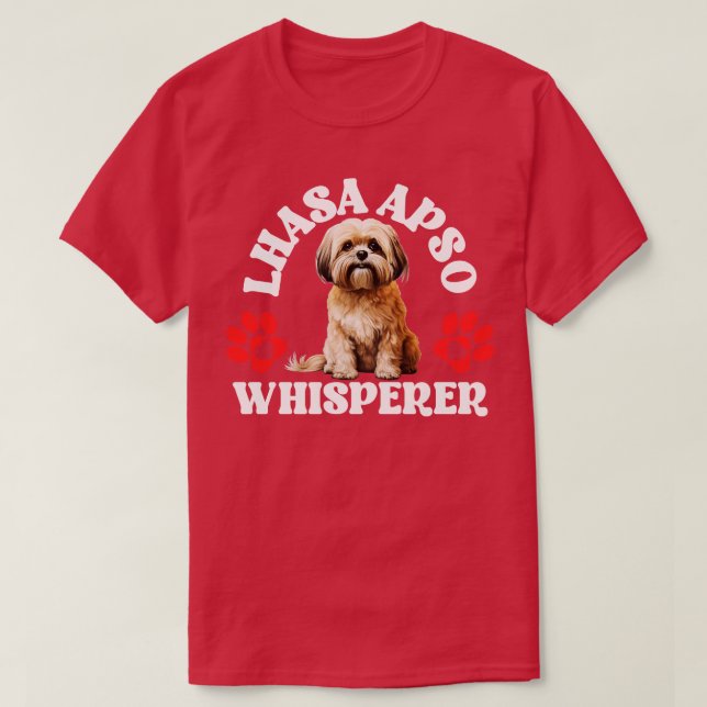 Lhasa Apso Whisperer T-Shirt (Design vorne)
