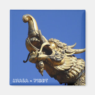 Lhasa, Tibet, Jokhang Temple (Kühlschrankmagnet) Magnet