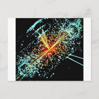 LHC-Kollision Postkarte