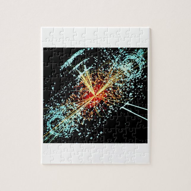 LHC Zusammenstoß Puzzle (Vertikal)