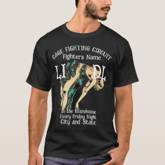 LI DL Käfig Kampfring LIDL Lager T-Shirt
