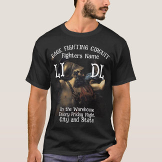 LI DL Käfig Kampfring LIDL Lager T-Shirt