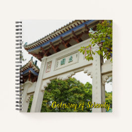 Li Garden Series: Gateway of Serenity Notizbuch