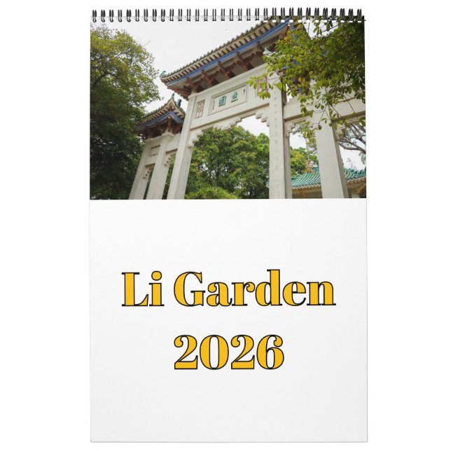 Li Garden Series: Reise durch die Saison 2026 Kalender (Titelbild)