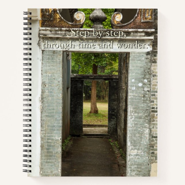 Li Garden Series: Serenity Notebook Notizbuch (Vorderseite)