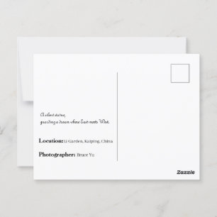 Li Garden Series: Wo Geschichten leben Postkarte