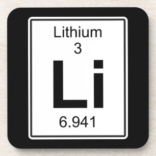 Li - Lithium Untersetzer