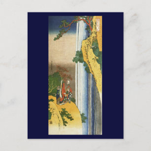 Li Po bei Waterfall Lo-Shan Hokusai Fine Art Postkarte
