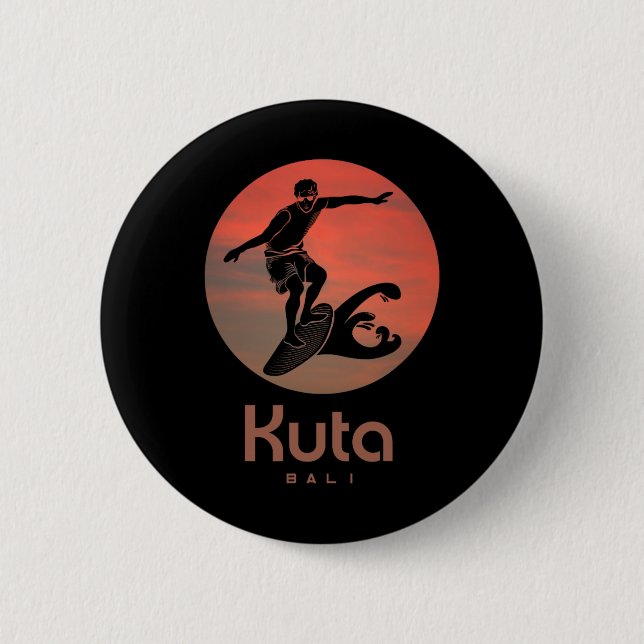 Li Windsurfen Surfen Surfer Surf Kuta  Button (Vorderseite)