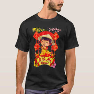 Li Xi Me Bitte glücklich Lunar Neujahr 2023 Vietna T-Shirt
