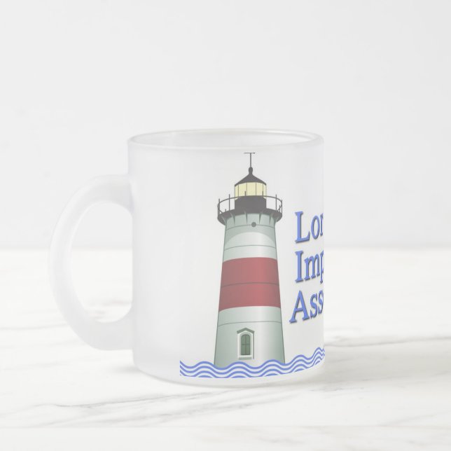LIA MATTIERT GLASKAFFEE TASSE (Links)