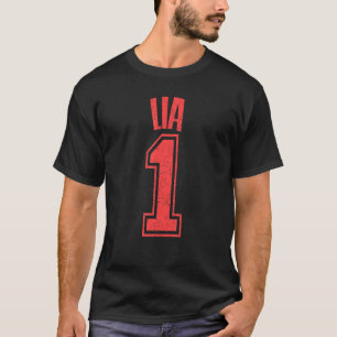 Lia Supporter Nummer 1 Großer Lüfter T-Shirt