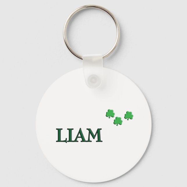 Liam Irish Name Schlüsselanhänger (Vorderseite)