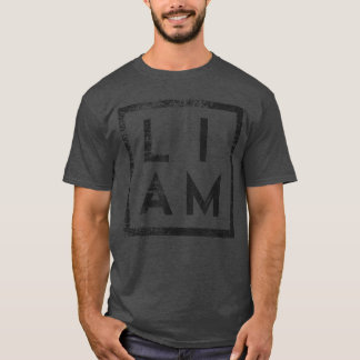 Liam Minimalismus Freund Freunde Retro T-Shirt