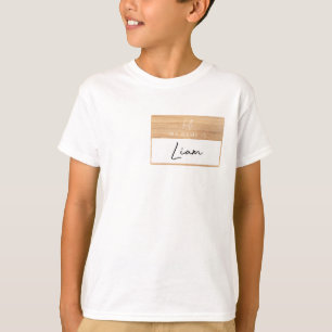 Liam Name Shirt Boys Hallo mein Name ist Label Kid