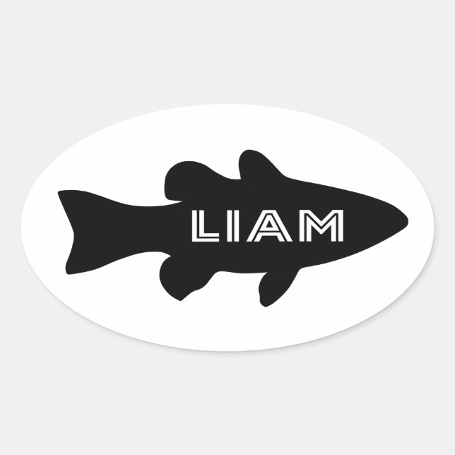Liam Ovaler Aufkleber (Vorderseite)