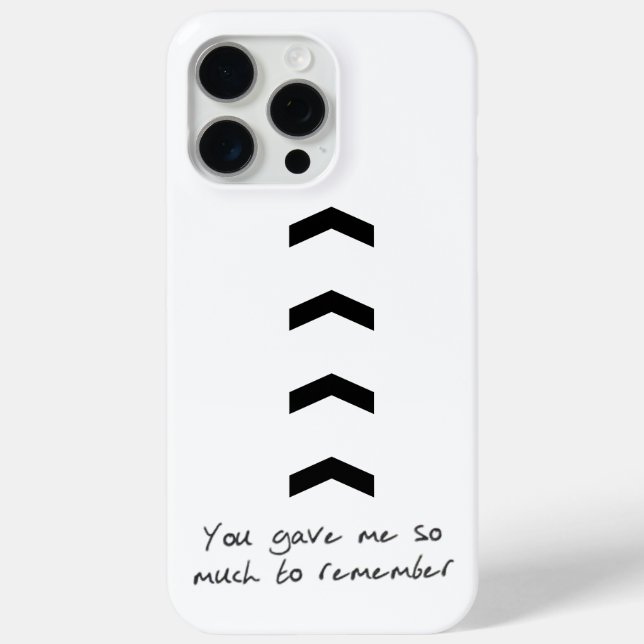 Liam Payne Zickzack Phone Case Erinnern (Rückseite)