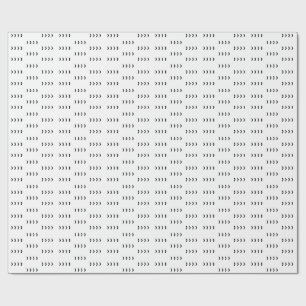 Liam Payne Zickzack Tattoo Inspiriert Wrapping Pap Geschenkpapier