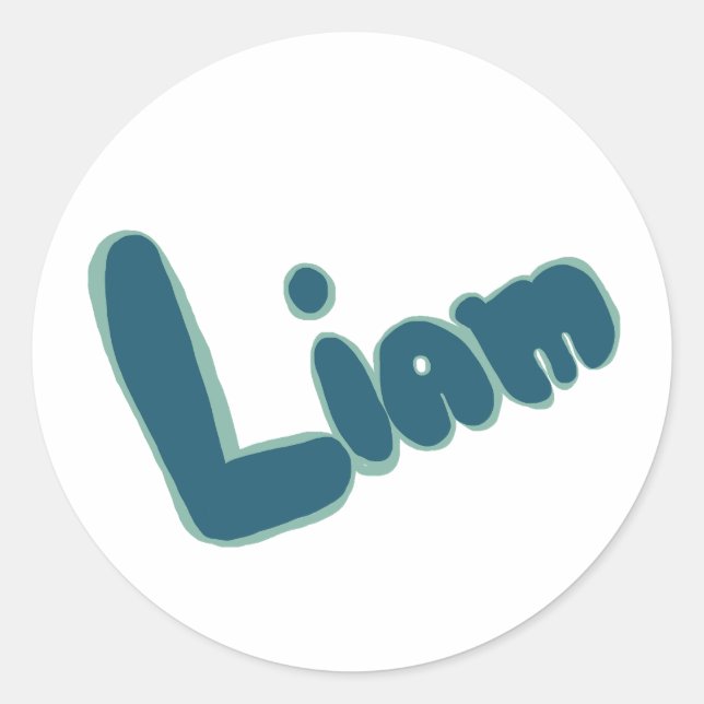 Liam Runder Aufkleber (Vorderseite)