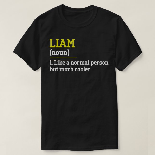 Liam wie eine normale Person, aber Cooler lustiger T-Shirt (Design vorne)