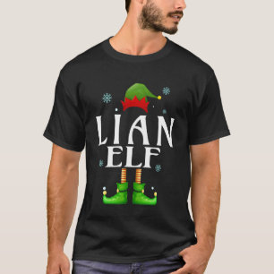 LIAN Elf Weihnachten Lustige Männer Familien-Passe T-Shirt