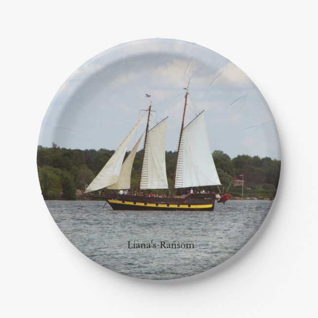 Lianas Ransom-Papierplatte Pappteller (Vorderseite)