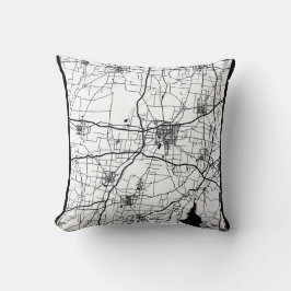 Liaocheng China City Map Kissen