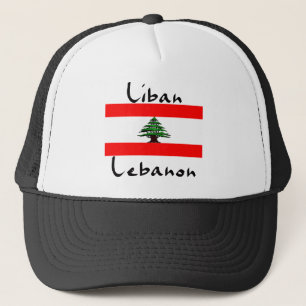 Liban der Libanon Flaggen-Ballkappe Truckerkappe