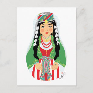 Libanese Matryoshka Postcard Postkarte