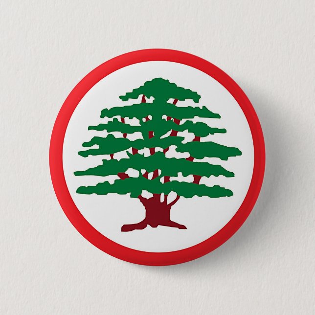 Libanese zwingt Party Button (Vorderseite)