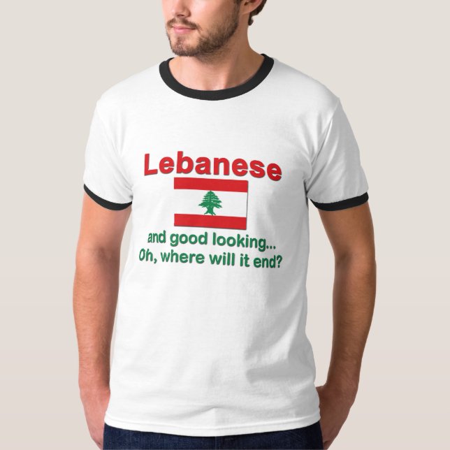 Libanesisch und schön T-Shirt (Vorderseite)