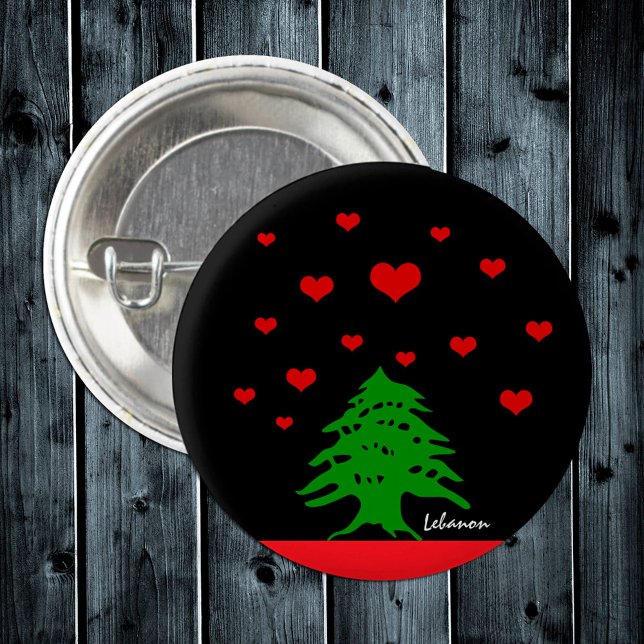 libanesische Fahne / Liebe Button (Von Creator hochgeladen)