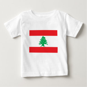 Libanesische Flagge - Flagge von der Libanon Baby T-shirt