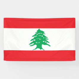 Libanesische Flagge (Libanon-Flagge) Banner