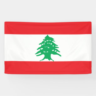 Libanesische Flagge (Libanon-Flagge) Banner
